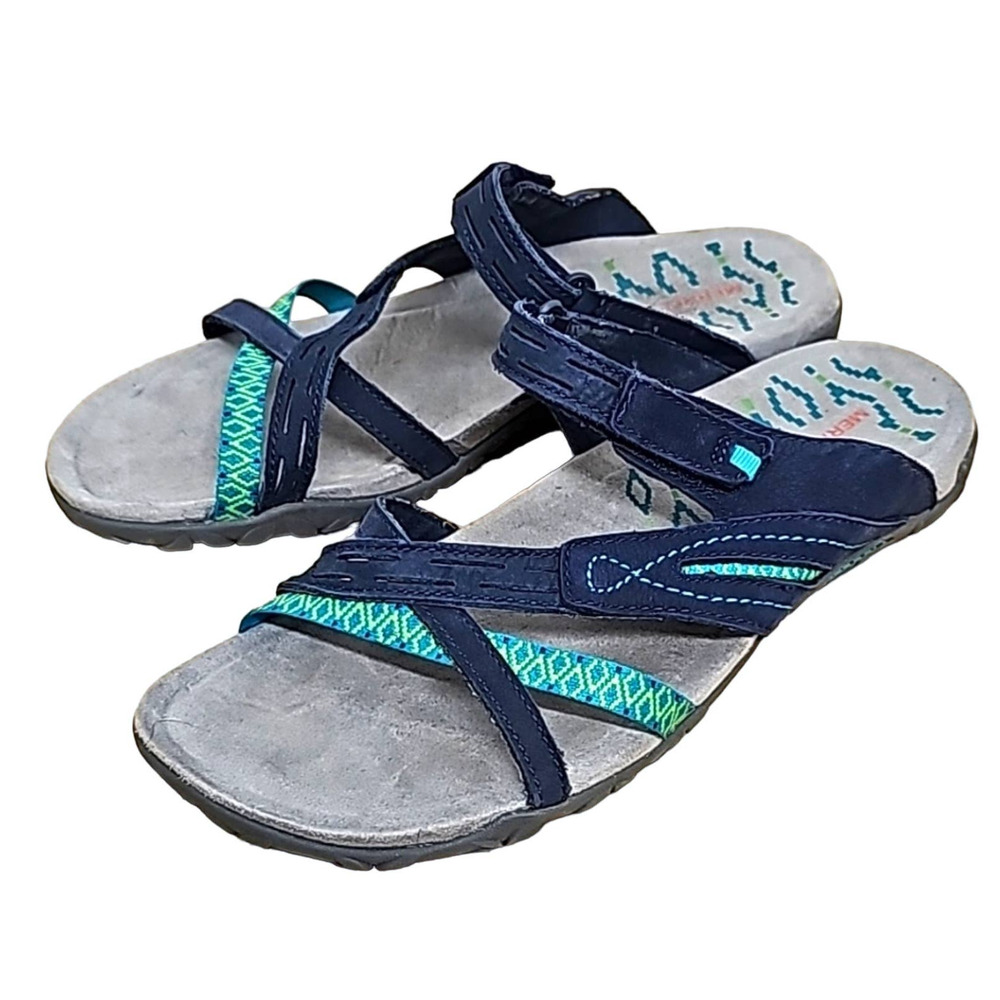 Merrell Blue and Green Women's Sandals